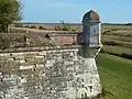Échauguette dans un angle de bastion, Brouage (XVIIe&nbsp;siècle).