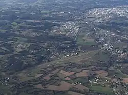 L'aéroport vu du ciel.