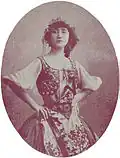 Aïda Boni en costume de Gourouli (v.1912).