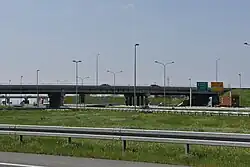 L'autoroute A1 près de la &nbsp;12 Novi Sad-Centre (avril 2018).