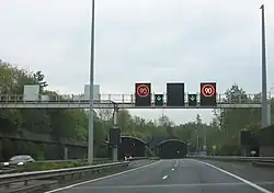 Entrée occidentale du Tunnel Howald.