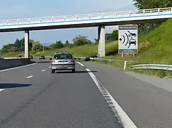 SR3a (A40, Collonges-sous-Salève, Haute-Savoie).