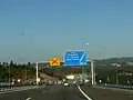 L'A42 - échangeur encore en travaux en 2010 entre l'  et l'A42