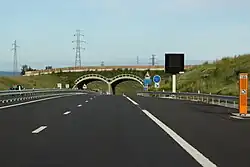 Autoroute A432, au PK&nbsp;8.5 de la section ouverte le 19 février 2011.