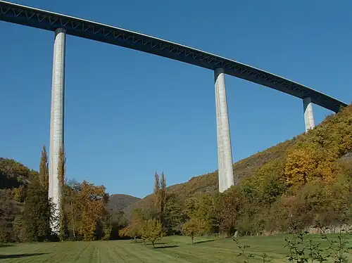 Le viaduc de Verrières.