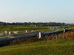 L'aire de repos des Vignes Nord en Gironde.
