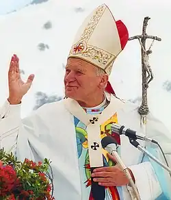 Le pape Jean-Paul II
