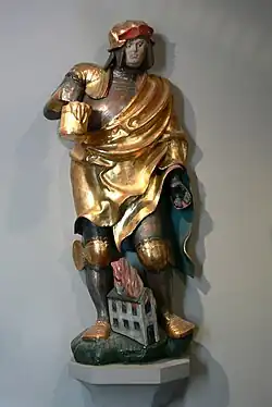Saint Florian (v. 1520), musée Augustin, Rattenberg (Tyrol).
