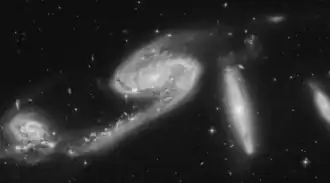 NGC 6845 selon les données du télescope spatial Hubble.