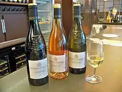 Les trois couleurs de l'AOC Vacqueyras