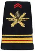 Major du 402e&nbsp;régiment d'artillerie.