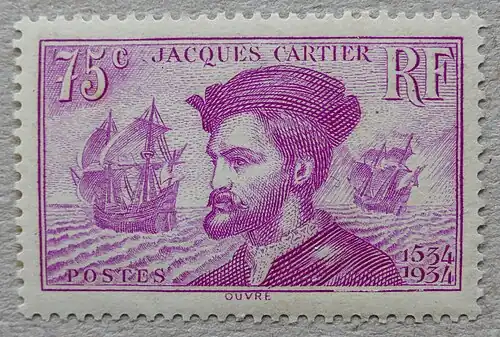 Timbre français émis en 1934.