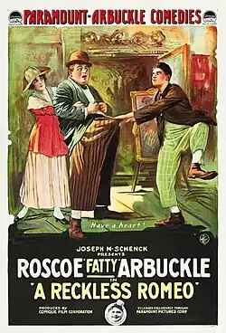 Description de l'image A Reckless Romeo 1917.jpg.