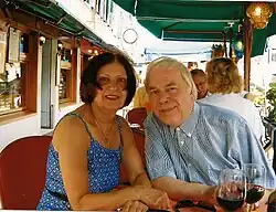 A Venise avec Nohad Salameh, son épouse. 2009