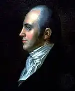 Portrait de Aaron Burr exécuté en 1809.
