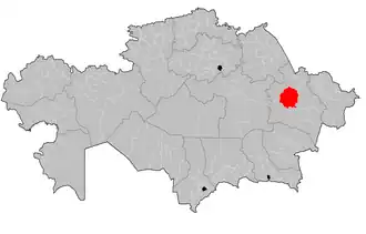 Localisation de District d'Abaï