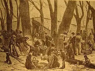 Abattages des arbres sur la voie publique pendant le siège de Paris (1870, no&nbsp;52)