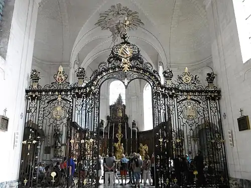 Grilles du chœur de l'église de l'abbaye de Valloires
