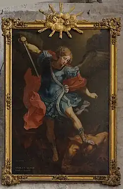 Tableau de l'archange Michel.