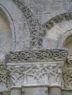 Détail de la façade.