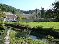 L'Audeux à l'abbaye de la Grâce-Dieu.