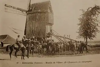 Le moulin de Villers et le 3e&nbsp;Chasseurs