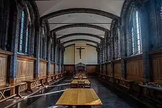 Le réfectoire des moines.