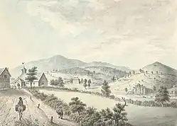 Église d'Abernavas et country house, 1795.