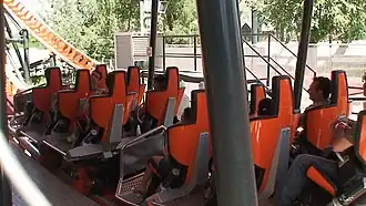 Le train d’Abismo dans la gare.