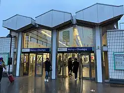 L'accès no&nbsp;1 « Quartier du Champy ».