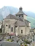 L'église Saint-Martin, vue du cimetière.