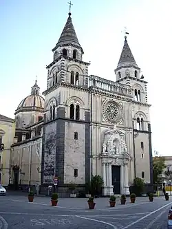 La cathédrale d'Acireale