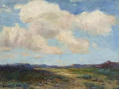 Acoma Valley, sans date, Gilcrease Museum&nbsp;(en)