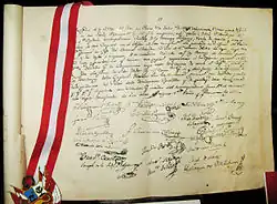 Acte d'indépendence du Pérou.