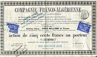 illustration de Compagnie franco-algérienne