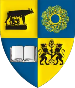 Les armoiries du département de Cluj, Roumanie.