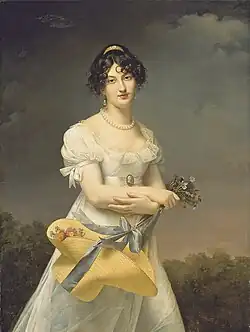 Amélie-Justine Laidin de la Bouterie, née Pontois, vers 1818-1820, collection privée