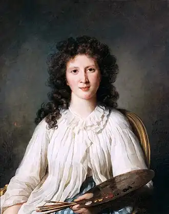 Adélaïde Binart, arrière-arrière-grand-mère de Colette Peignot, par Marie-Geneviève Bouliard en 1796.