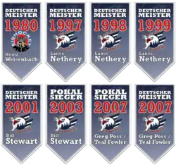 Fanions de champions de Mannheim