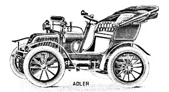 Adler 8 HP vis-à-vis