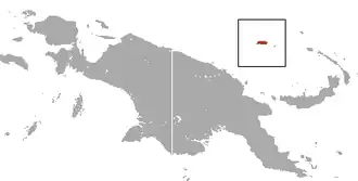 Description de l'image Admiralty Island Cuscus area.png.