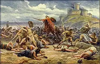 Šárka la guerrière, et le prince Ctirad par Adolf Liebscher&nbsp;(en)