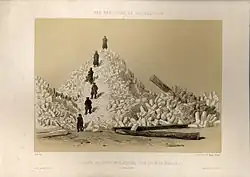 Souvenirs de Kil-Bouroun. Montagnes de glace après la débâcle des eaux