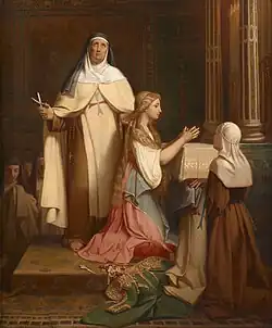 Une prise de voile, 1829