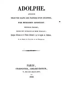 Image illustrative de l’article Adolphe (roman)
