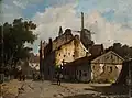 Paysage de rue hollandais.