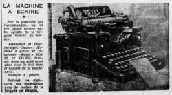 une machine à écrire de type Royal-10