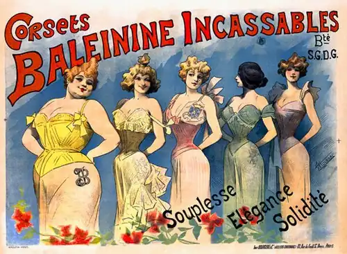 Corsets Baleinine incassables.