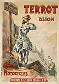 Affiche Cycles Terrot dessinée par Tamagno.