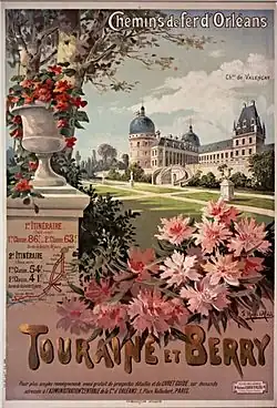 Chemin de fer d'Orléans, Touraine et Berry.